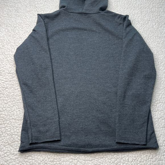 Holiday Gray Hoodie "Dear Santa Did You Get My Text?" Small 6-8 - Picture 4 of 6